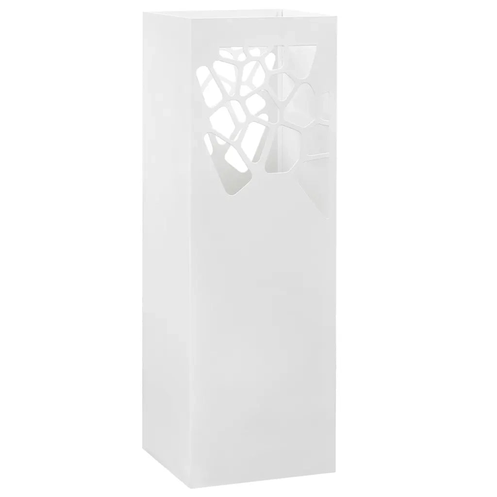 Porta Ombrelli Stile Pietre in Acciaio Bianco cod mxl 121162