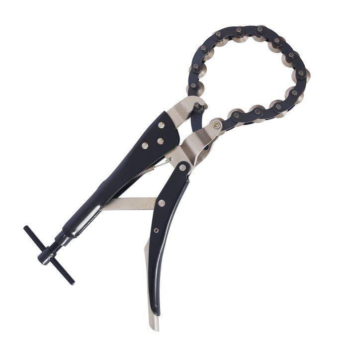 Tagliatubi professionale a catena per tubi di scarico Ø 19-80 mm Pinza per acciaio, rame, plastica