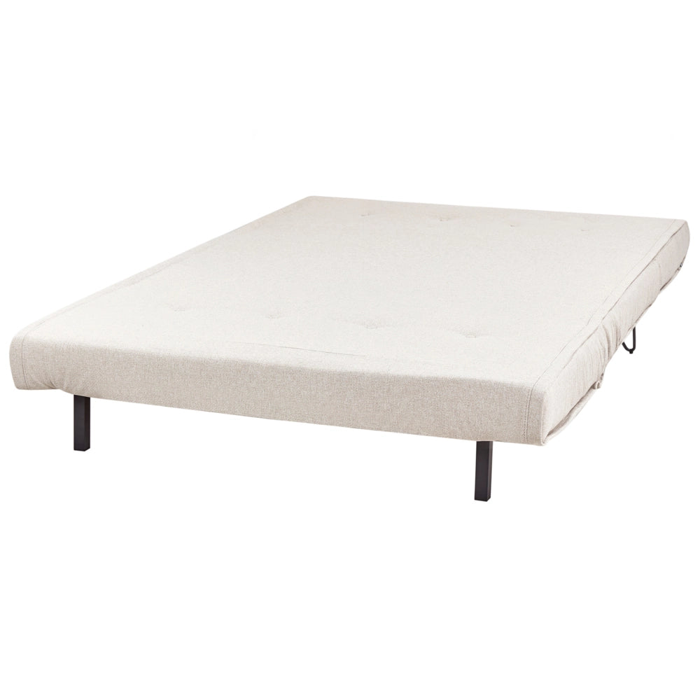 Set da salotto 3 posti con cuscini in tessuto beige chiaro con cuscini stile moderno