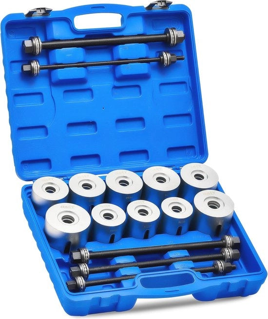 Set di attrezzi per la manutenzione delle ruote a 27 pezzi per Silentlagers 

Specifiche tecniche:
- Modello: 
- Codice prodotto: 
- Incluso: 27 pezzi per la manutenzione delle ruote per Silentlagers