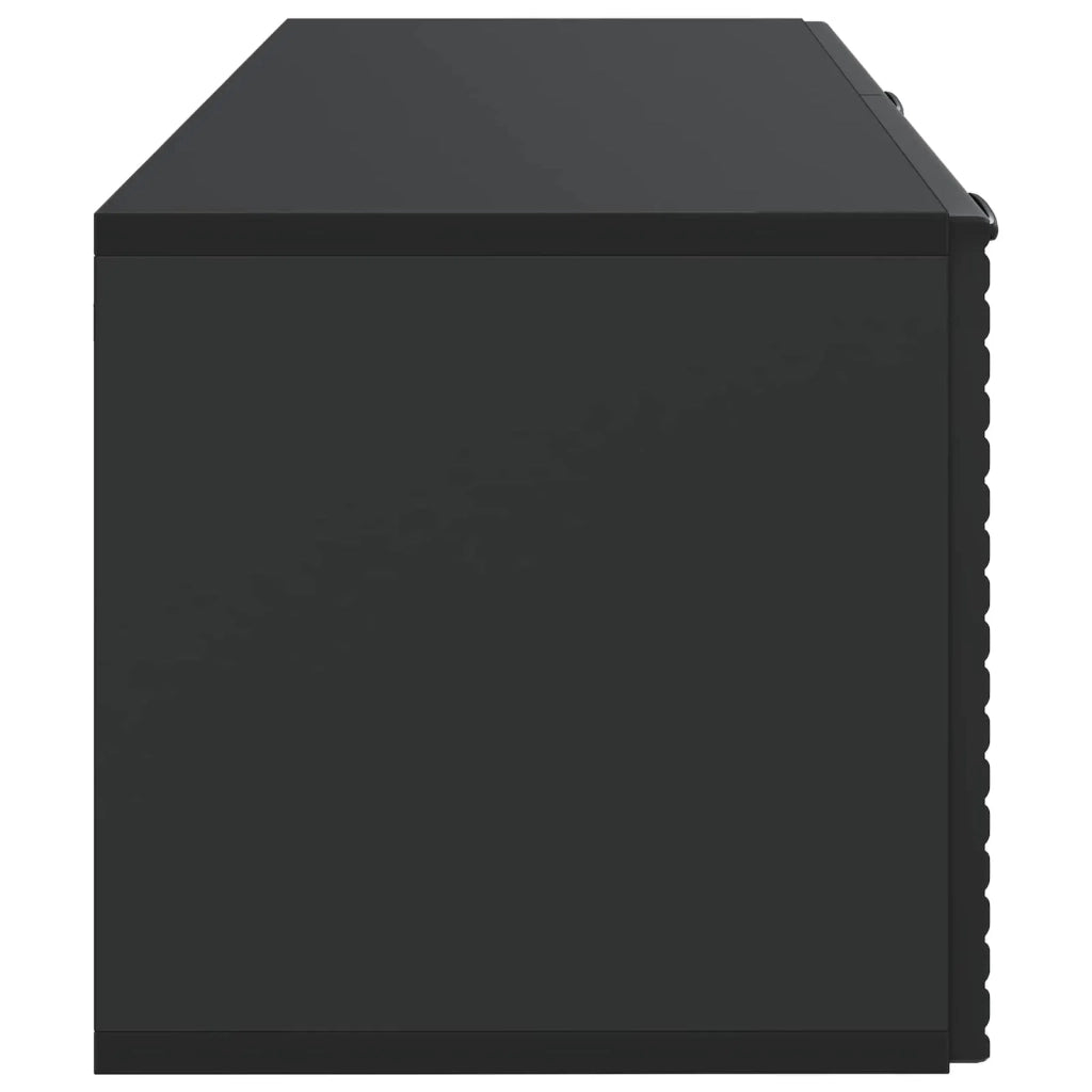 Mobile Porta TV da Muro-Credenza per TV sospesa Nero 78,5 x 31 x 30 cm 654977