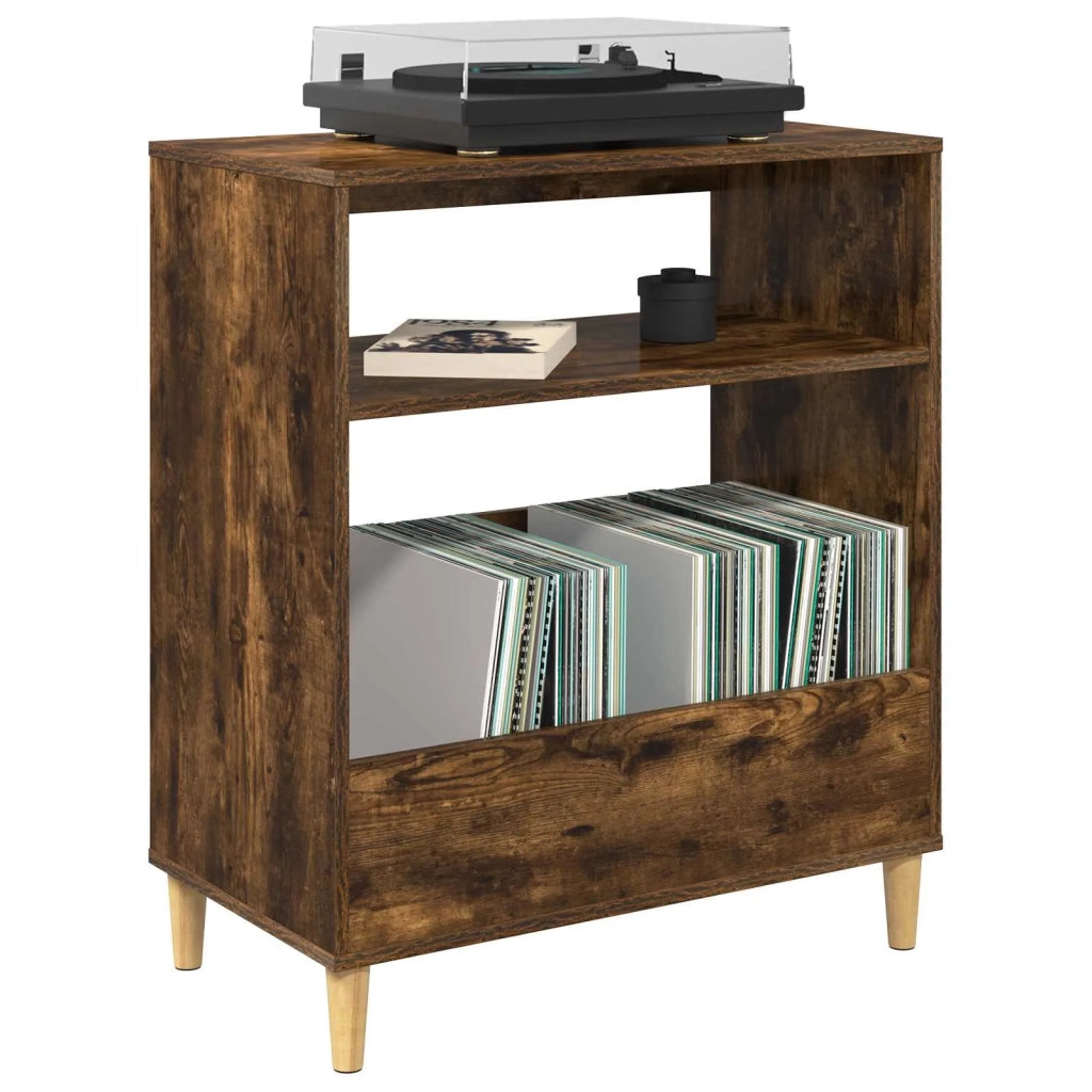 Supporto per giradischi Rovere Fumo 71 x 39,5 x 83 cm 8012894