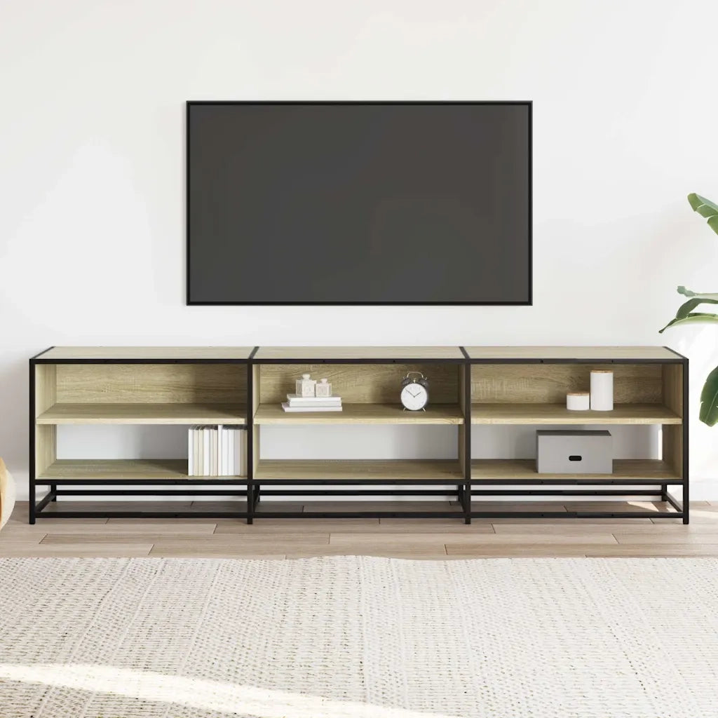 Mobile Porta TV Rovere Sonoma 180x40x46 cm in Truciolato 3300806
