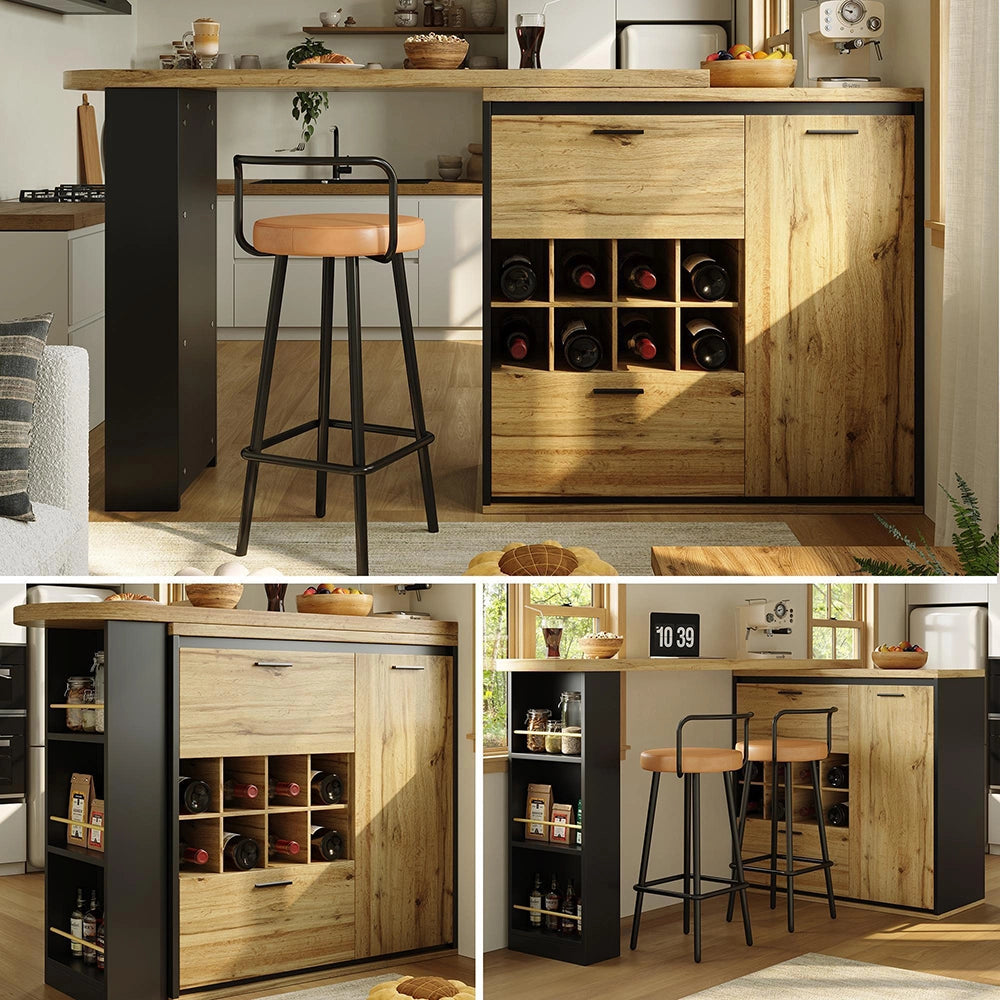 Tavolo allungabile da cucina e soggiorno - Xylo - 138x39x105 cm, estendibile fino a 220 cm