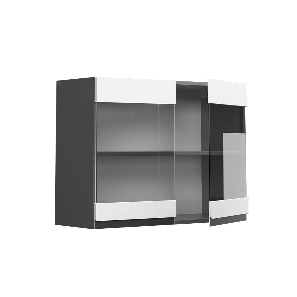 Vicco Mobile alto Bianco 80 cm Forma a J
