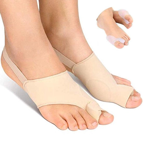 Correttore per Bunione - Stabilizzatore per Dito - Alleviazione del Dolore per Hallux Valgus - Protezione per Dito Grande con Scheider in Silicone