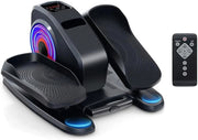 Ellittica Elettrico Portatile con Display e Telecomando, Mini Ellittico Sotto la Scrivania con 3 Modalità Automatiche, 5 Velocità, Pedaliera per Anziani, Adulti, per Casa e Ufficio