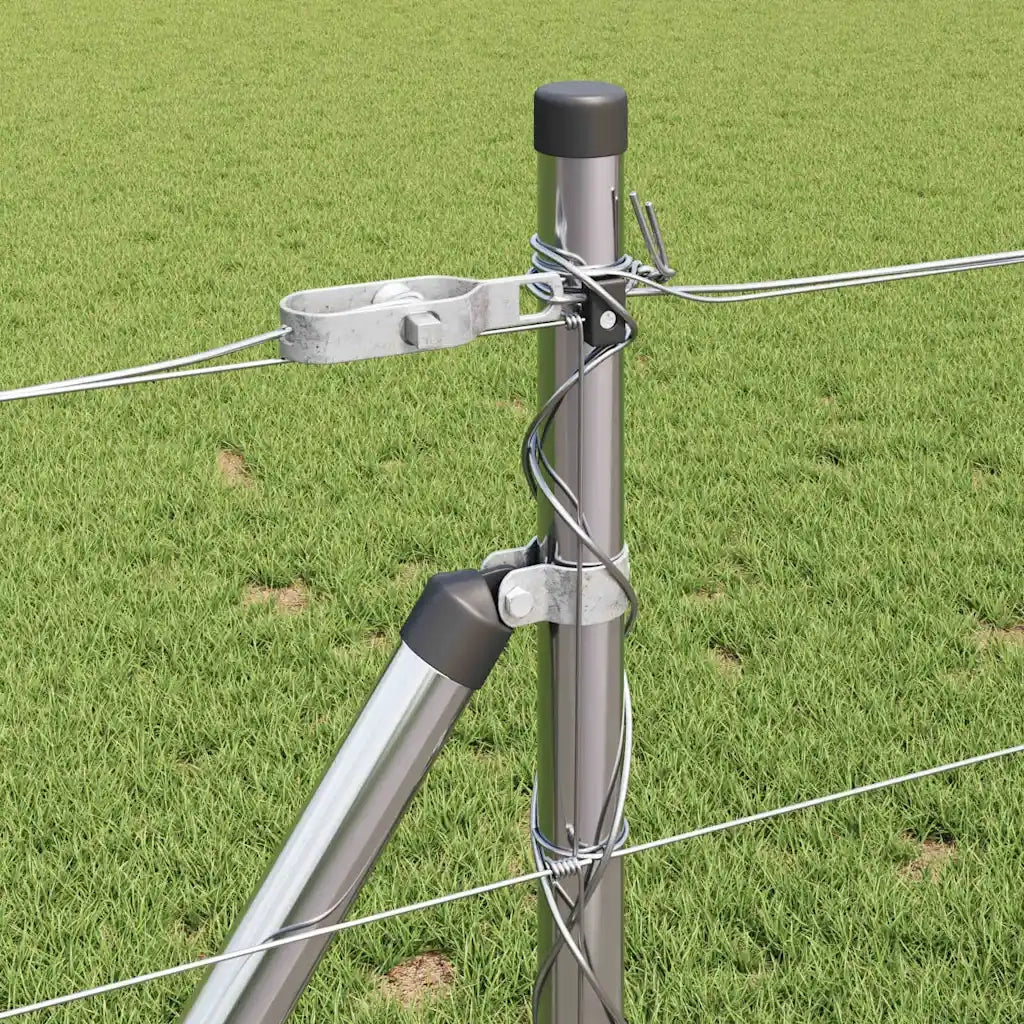 Palo della recinzione Zincato 100 x 0,8 m Acciaio