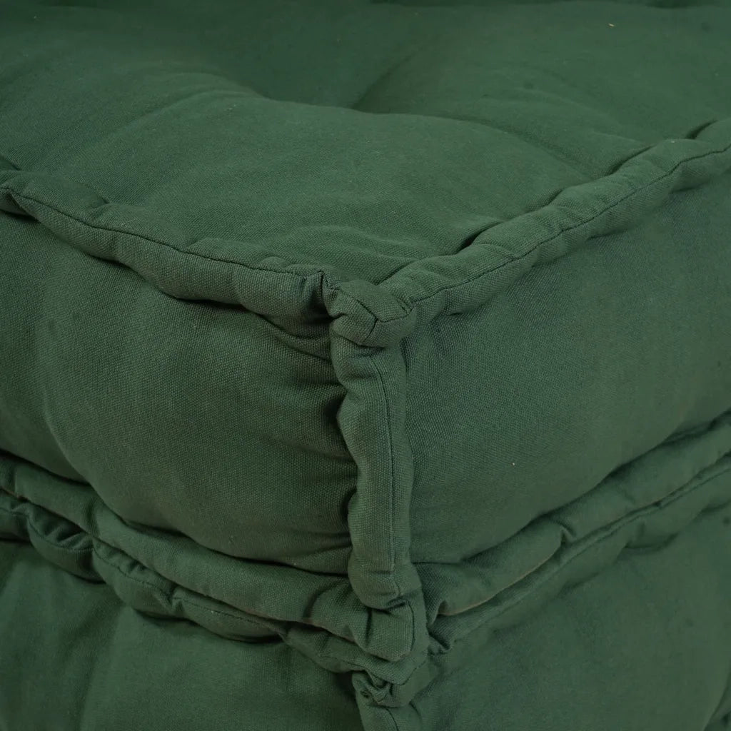 Divano Componibile Verde 70x70x36 in Tessuto 4019035
