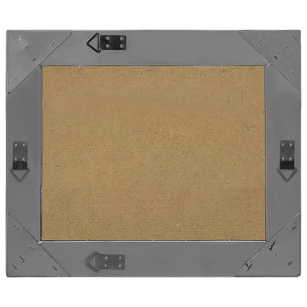 Specchio da Parete | Specchio decorativo Stile Barocco 50x40 cm Nero