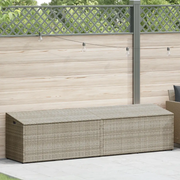 Baule da Giardino Grigio Chiaro 220x50x58 cm in Polyrattan CFW3933202