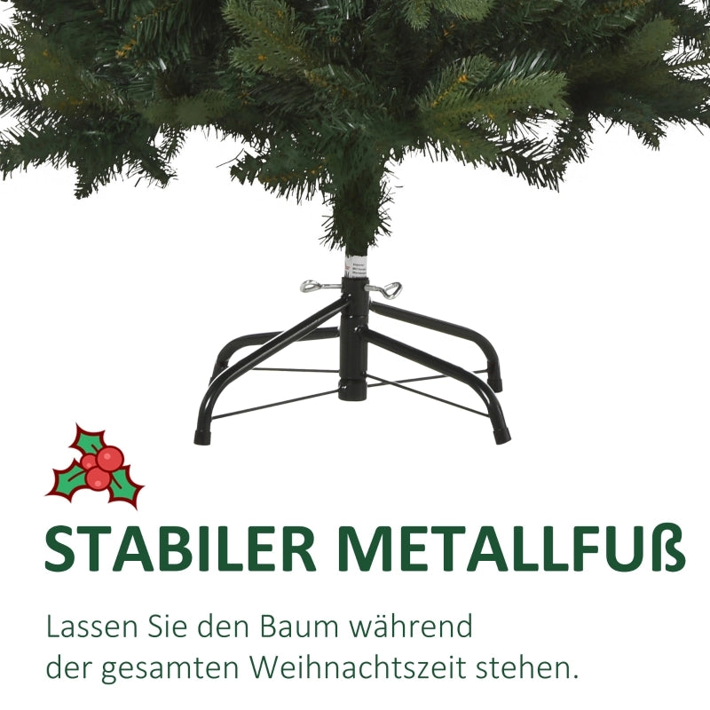 Albero di Natale artificiale, 1,2 m, supporto incluso, ?85 cm x 120 cm, verde