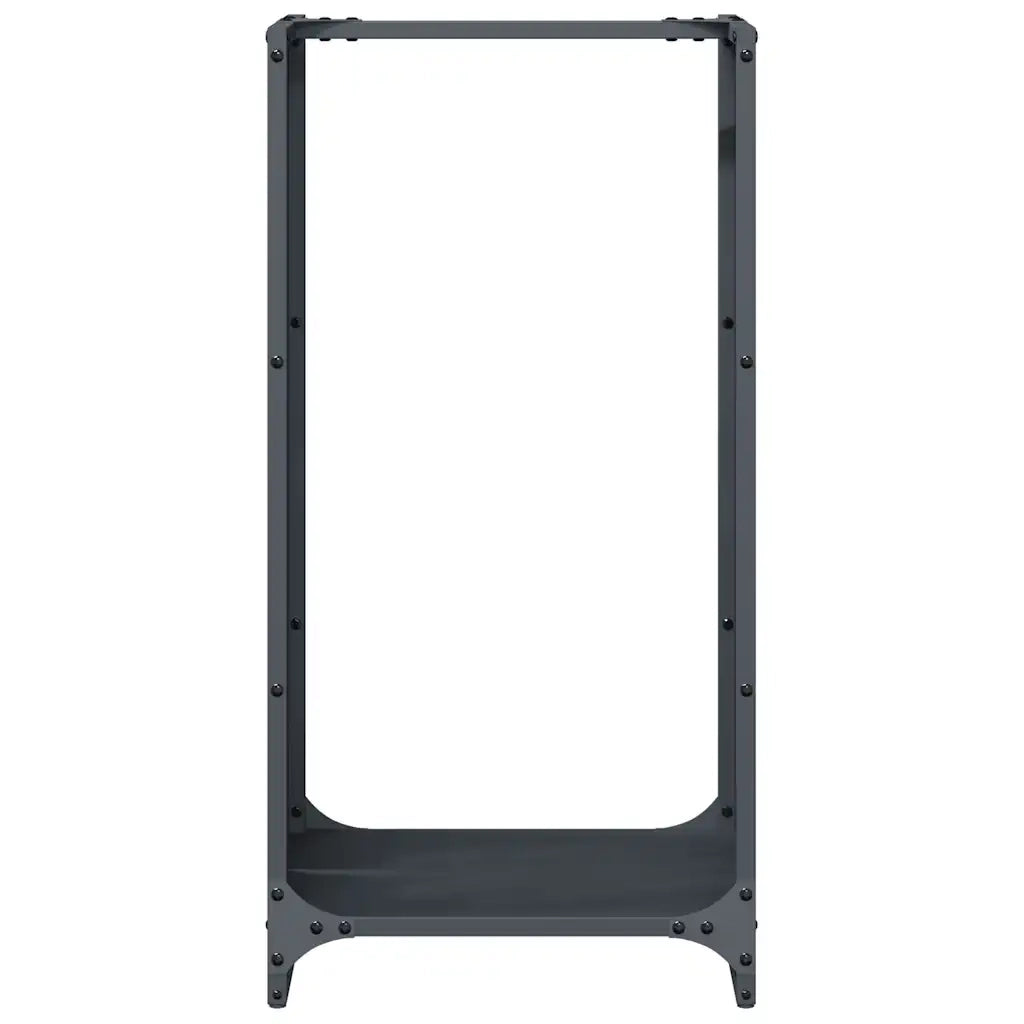 Rastrelliera per Legna da Ardere Antracite 40x30x80 cm CFW7055196