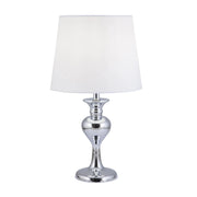 LÚZETE - LAMPADA DA TAVOLO CROMO E27 CONSTANZA