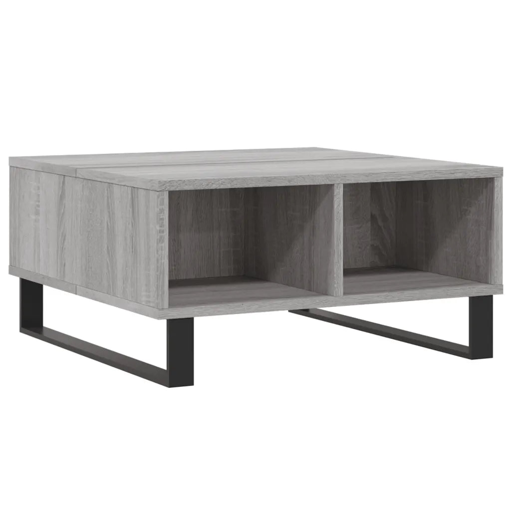 Tavolino da Salotto Grigio Sonoma 60x60x30 cm Legno Multistrato 827050