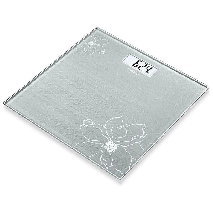 Beurer Bilancia Pesapersone Elettronica 180Kg in Vetro Nero