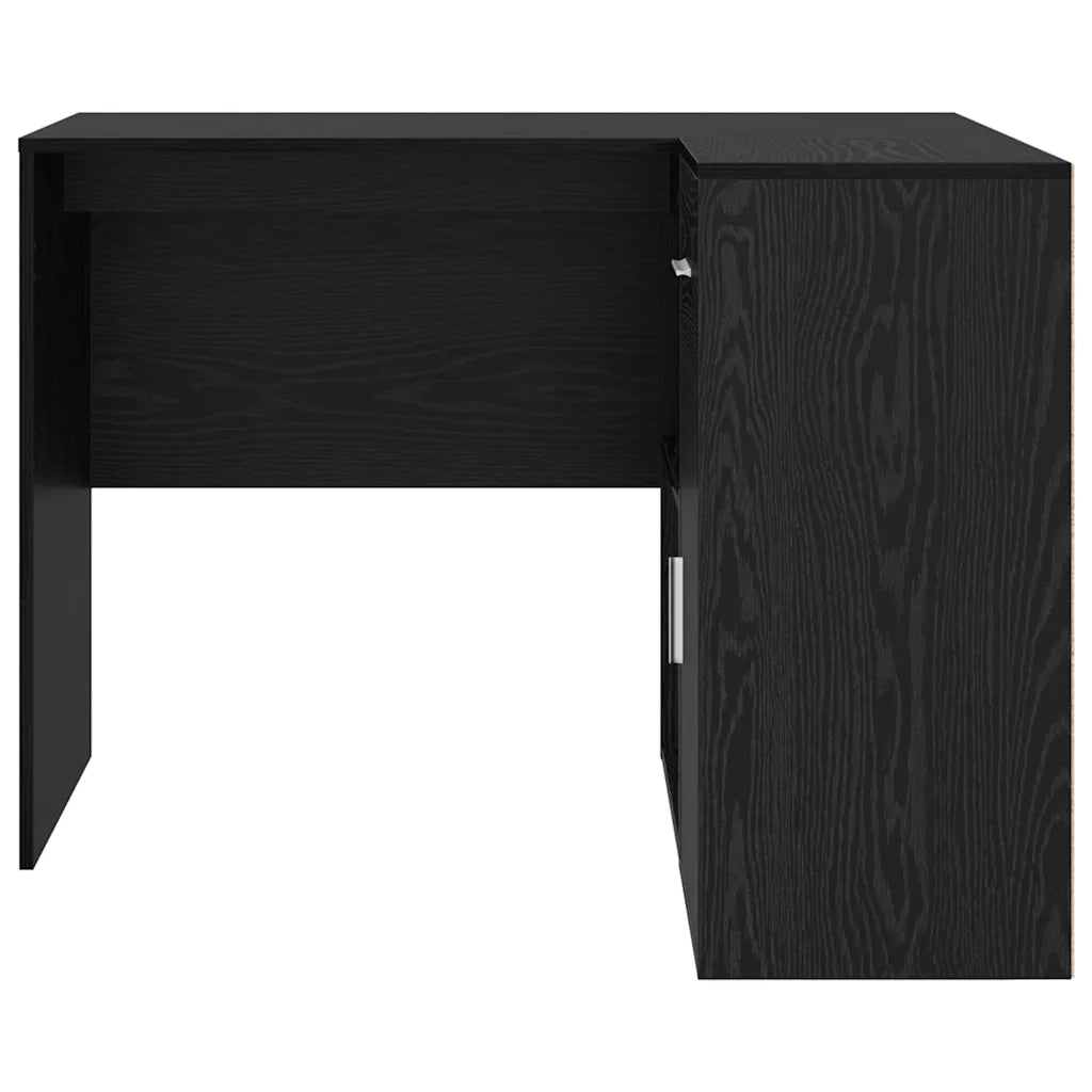 Scrivania ad angolo con cassetto Rovere Nero 102 x 88 x 75 cm 3337274
