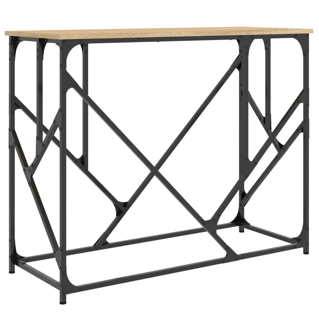 Tavolo Consolle | Tavolo d'Ingresso Rovere Sonoma 100x40x80 cm in Legno Multistrato