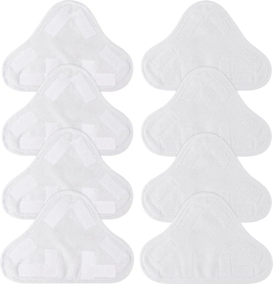 Set di Pannelli per Asciugamano a Vapore - 8 pezzi - Compatibile con H2O X5 - Pannelli di Ricambio - Lavabile - Riciclabile - Copertura Pulitore di Pavimento - Utilizzo per H2O X5