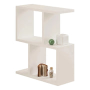Ceprano, Tavolino da Salotto 2 Vani, 45x17x51h cm Bianco