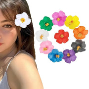 Accessori per capelli a fiori - 10 pezzi - Spille antiscivolo per capelli - Stagione estiva - Materiale duraturo - 8,89 cm - Spilla per capelli