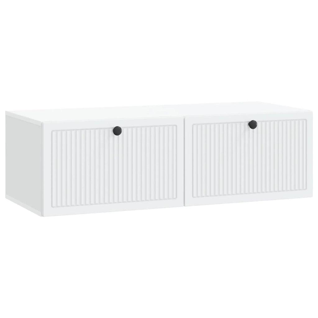Mobile Porta TV da Muro Bianco 98 x 41 x 30 cm 898015