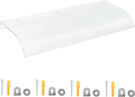 Scheletro di protezione trasparente e in poliestere 40x80 cm Installazione su un piano fisso