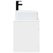 Mobile Lavabo | Armadio Lavabo da parete Bianco Lucido 49 x 41 x 63 cm