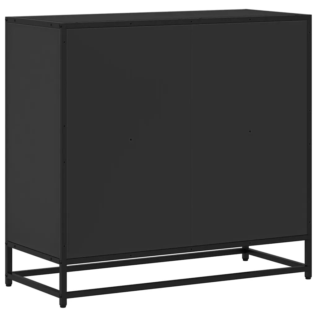Libreria Nera 80,5x35x76 cm in Legno Multistrato 849104