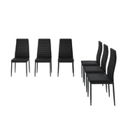 Vicco sedie Nero 42.5 x 48 cm Set di 6