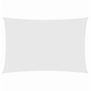 Parasole a vela | Telo Ombra | Vela da ombra Oxford Rettangolare 2x5 m Bianco
