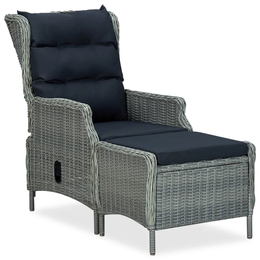 Set Mobili da Pranzo per Giardino 5 pz Grigio Chiaro cod mxl 36065