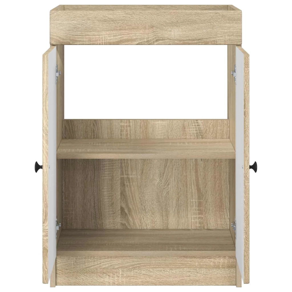 Mobiletto da bagno sotto il lavello Rovere Sonoma 890006
