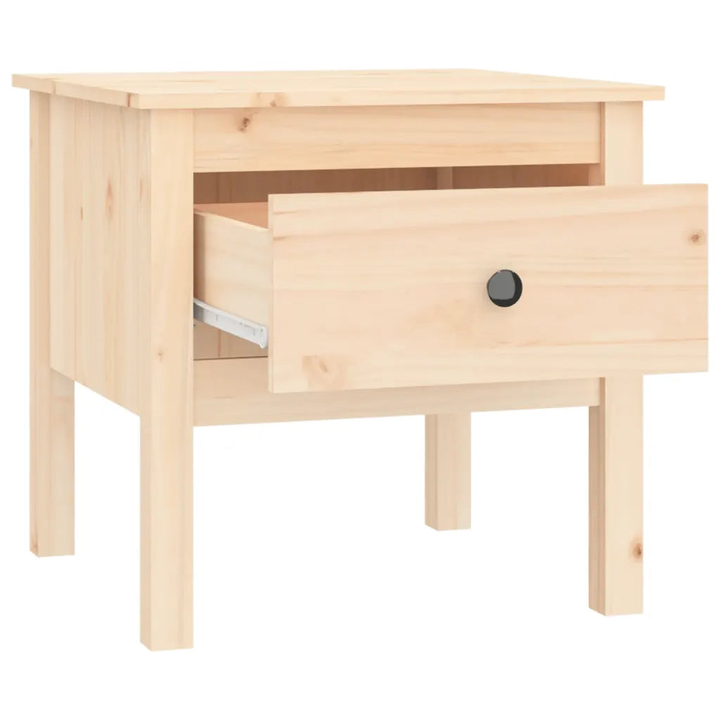 Tavolini 2 pz 50x50x49 cm Legno Massello di Pino 813795