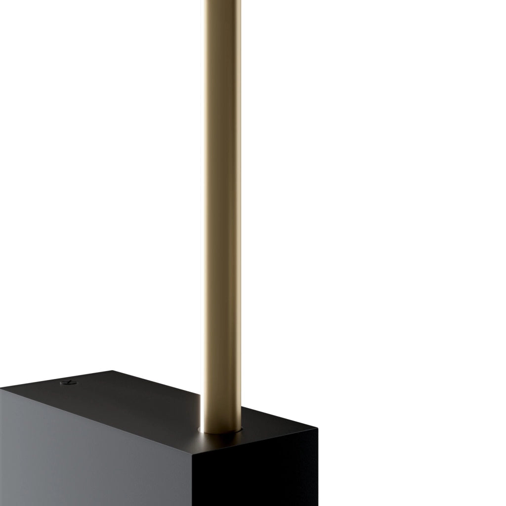 Maytoni applique Pars tecnica nero oro LED 6W 3000K 62cm