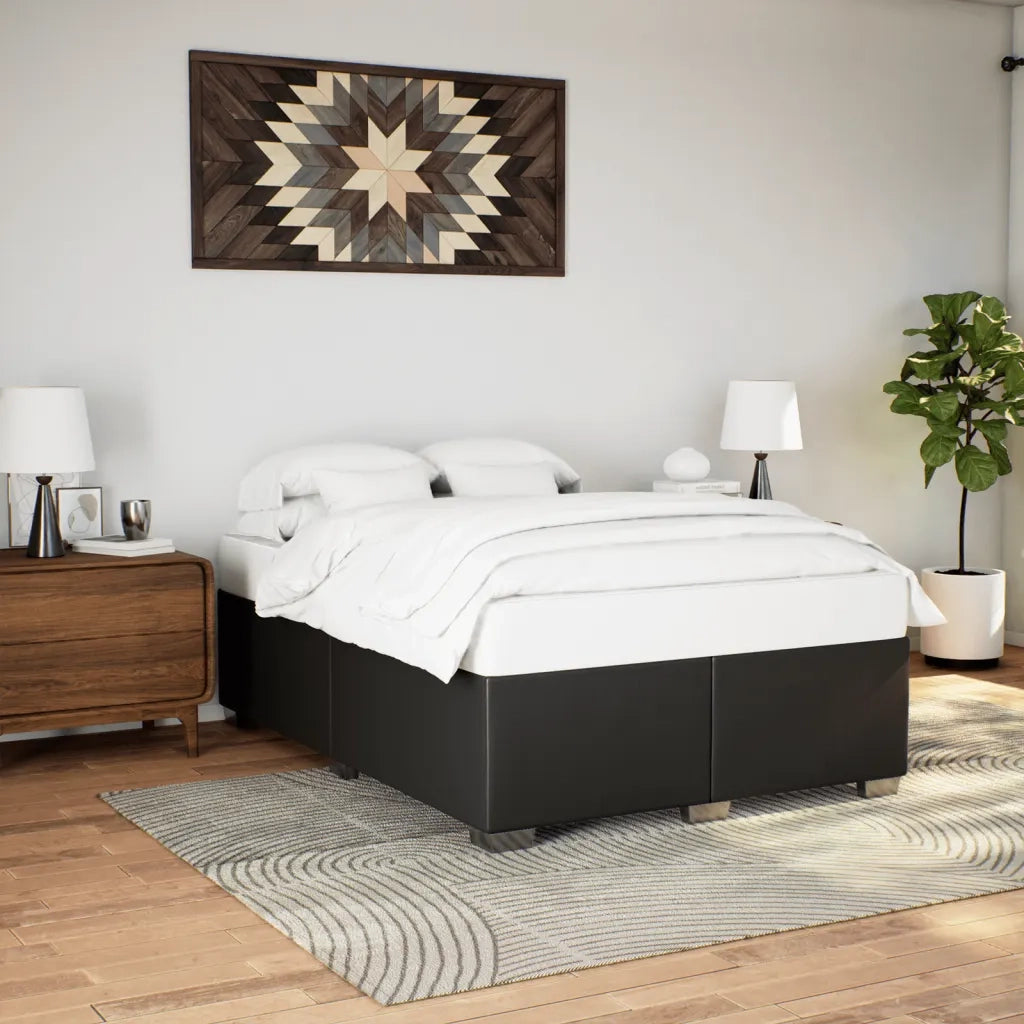 Giroletto Nero 140x190 cm in Similpelle 3284556