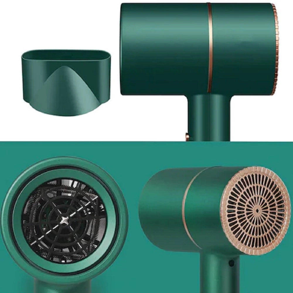 Trade Shop - Asciugacapelli Professionale Pieghevole Viaggio Tecnologia Ionica 2100 W Q-f663 -