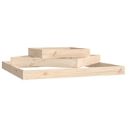 Fioriera | Cassetta per fiori | Vaso 112x112x27 cm in Legno Massello di Pino