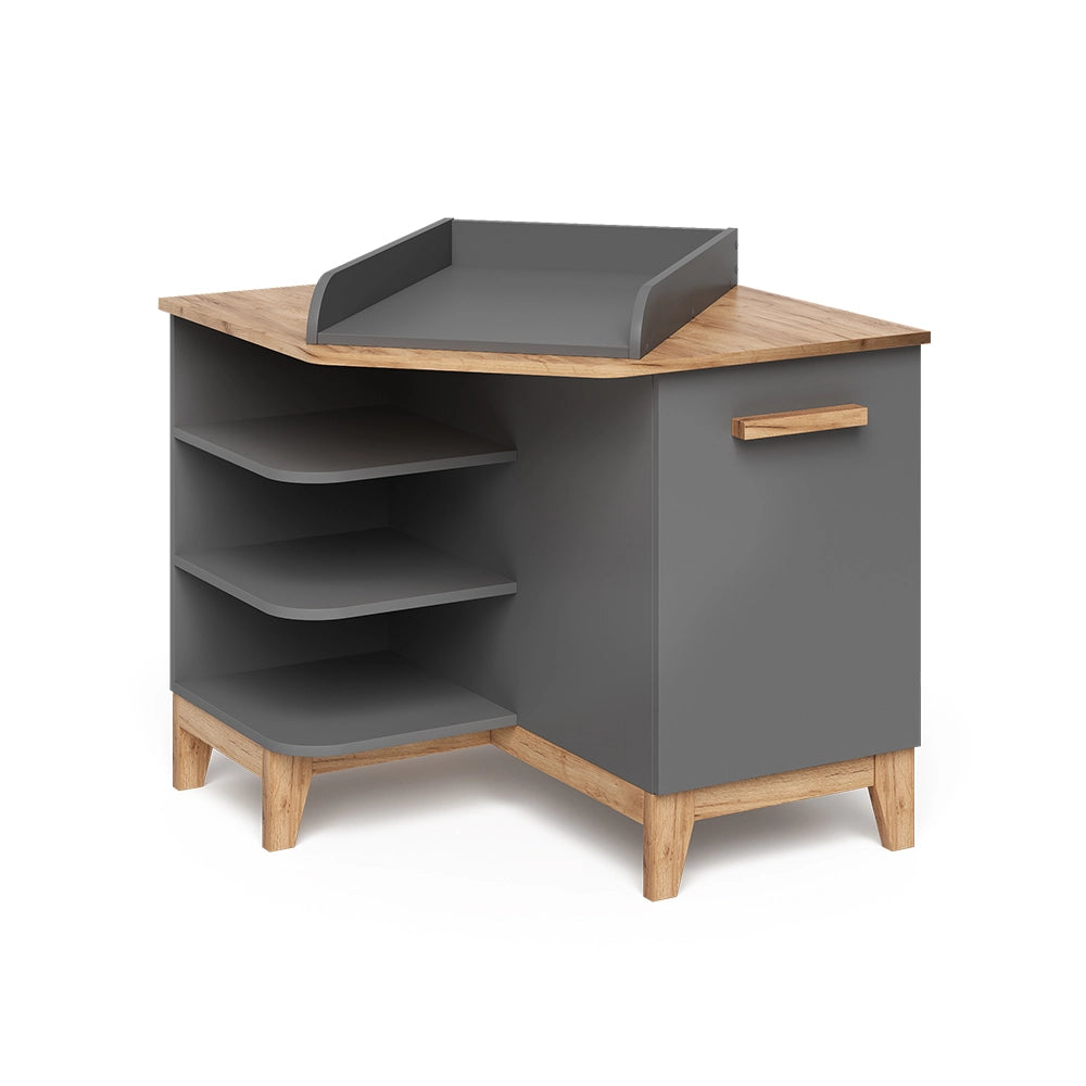 Vitalispa Fasciatoio Grigio/Artisan 85 x 85.2 cm con porta