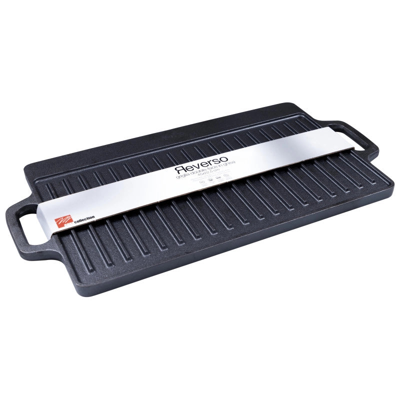 Set di 3 Griglie Rettangolare Reverso Cm45x22,5 In Ghisa