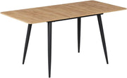 tavolo da pranzo allungabile Beaver, Rovere Goldkraft/nero, 120 x 80 cm Estensibile, per un utilizzo flessibile come tavolo da pranzo o da lavoro