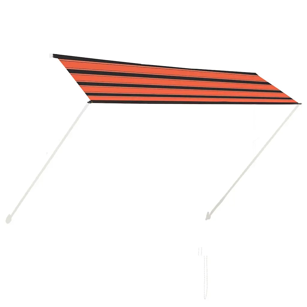 Tenda da Sole | Tenda parasole Retrattile 300x150 cm Arancione e Marrone