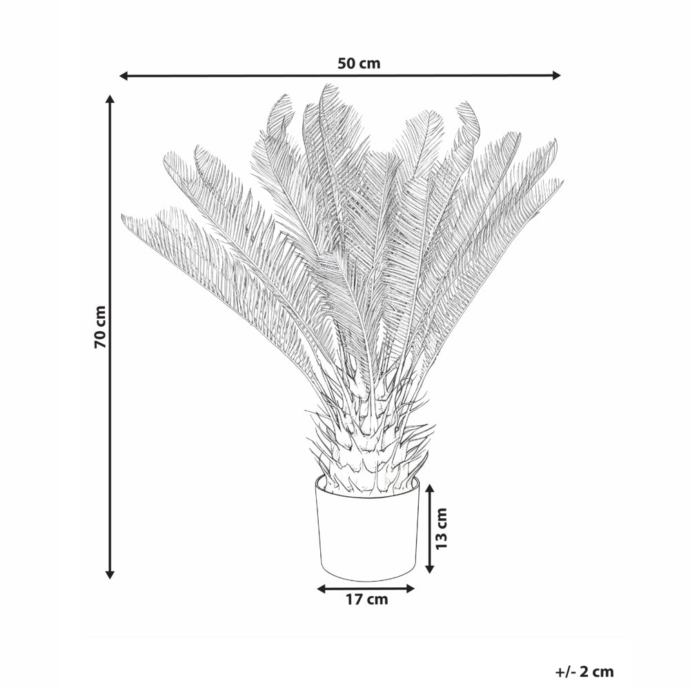 Pianta artificiale in vaso Oro Materiale sintetico 70 cm Pianta decorativa finta Imitazione