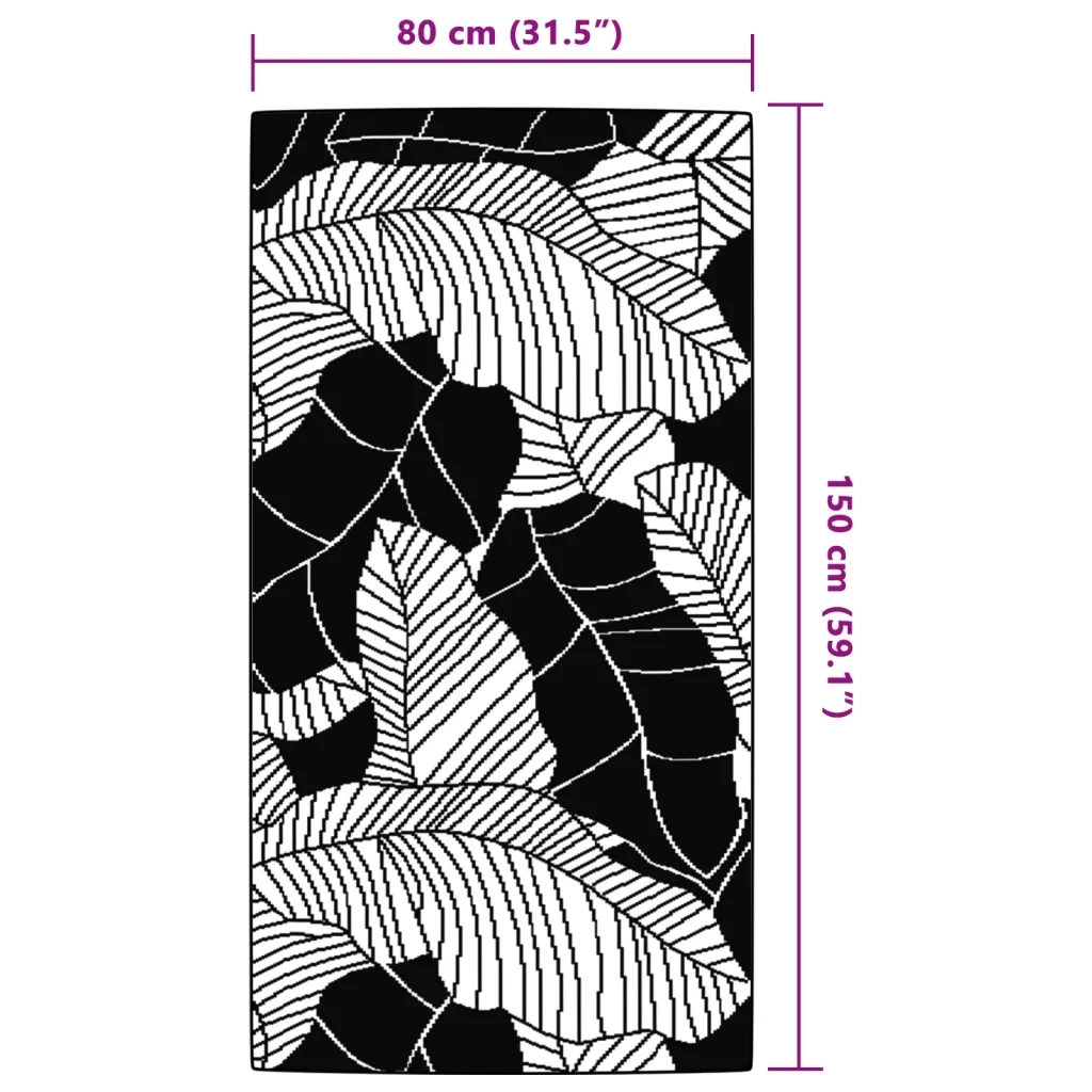Tappeto da Esterno ARAKIL Verde 80x150 cm in PP CFW6311932