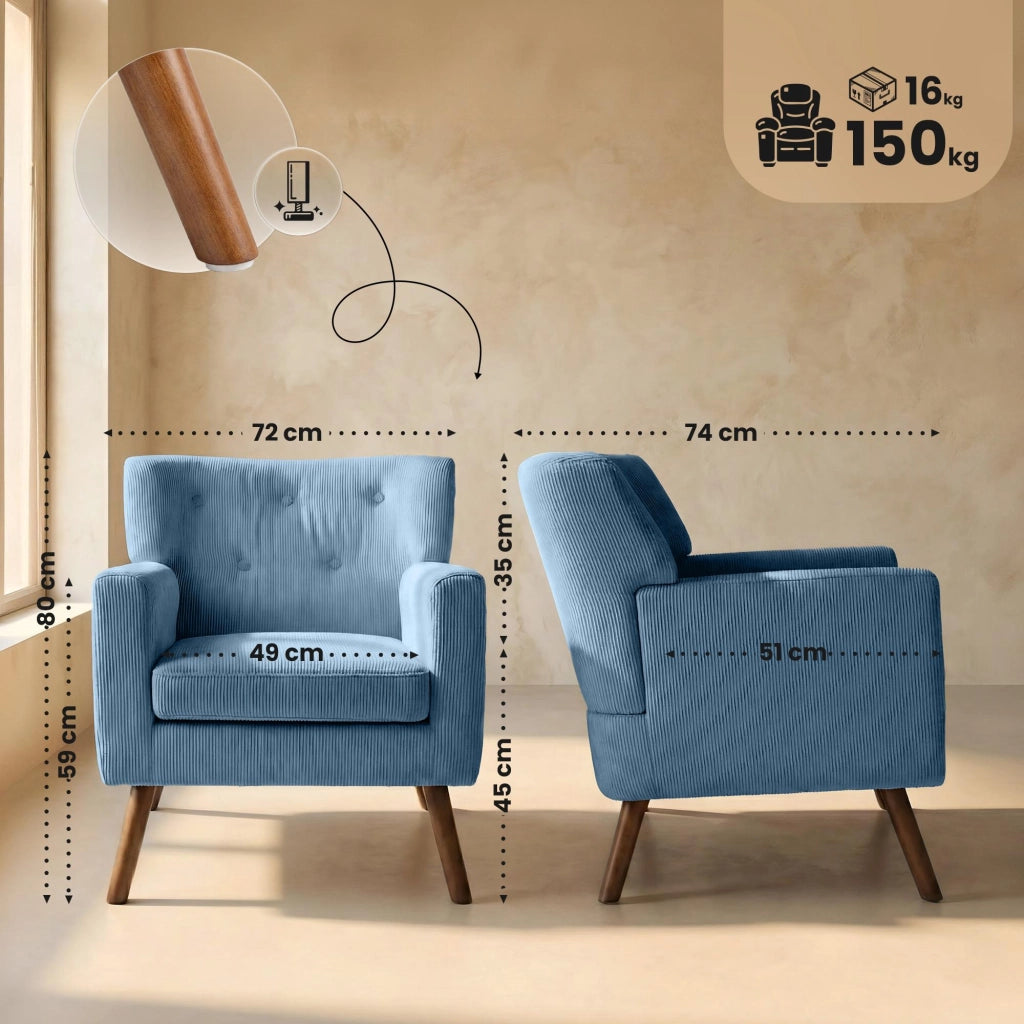 Poltroncina Kioni Cord 3