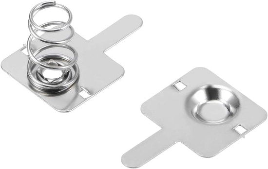 Contattori di Batteria AA a Veercontact, Uscita Positiva e Negativa, 20 Pezzi, 13,5 x 11,5 mm