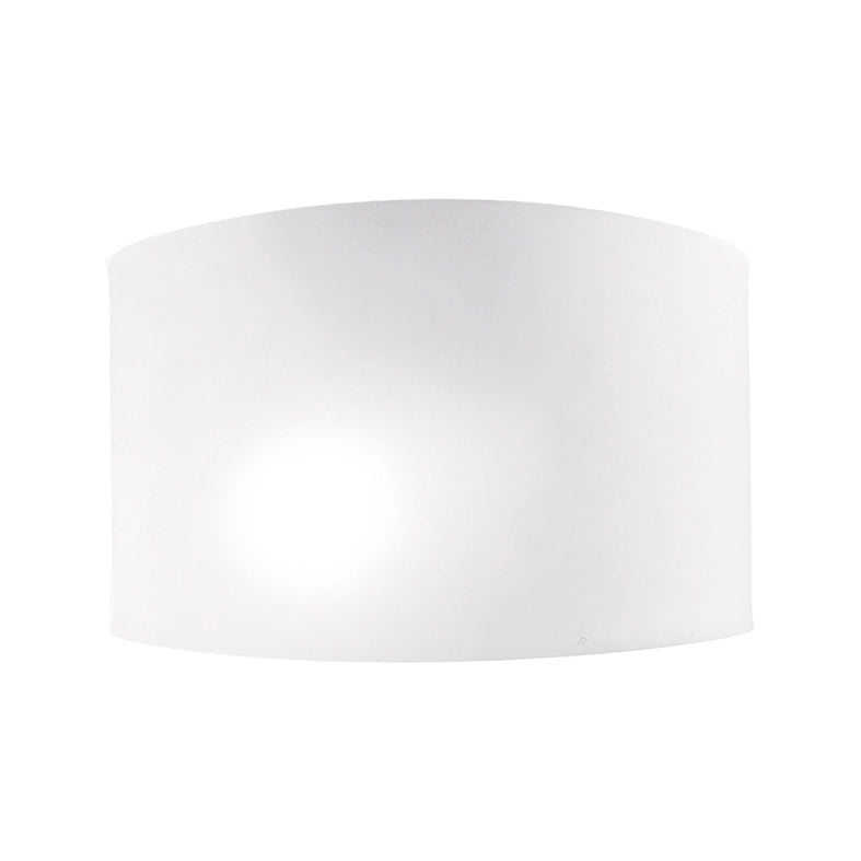 Applique Curtis Rossini Group Lampada da Parete 16cm in Vetro Bianco Satinato e Struttura in Metallo Attacco E27 IP20 - A.3342-15