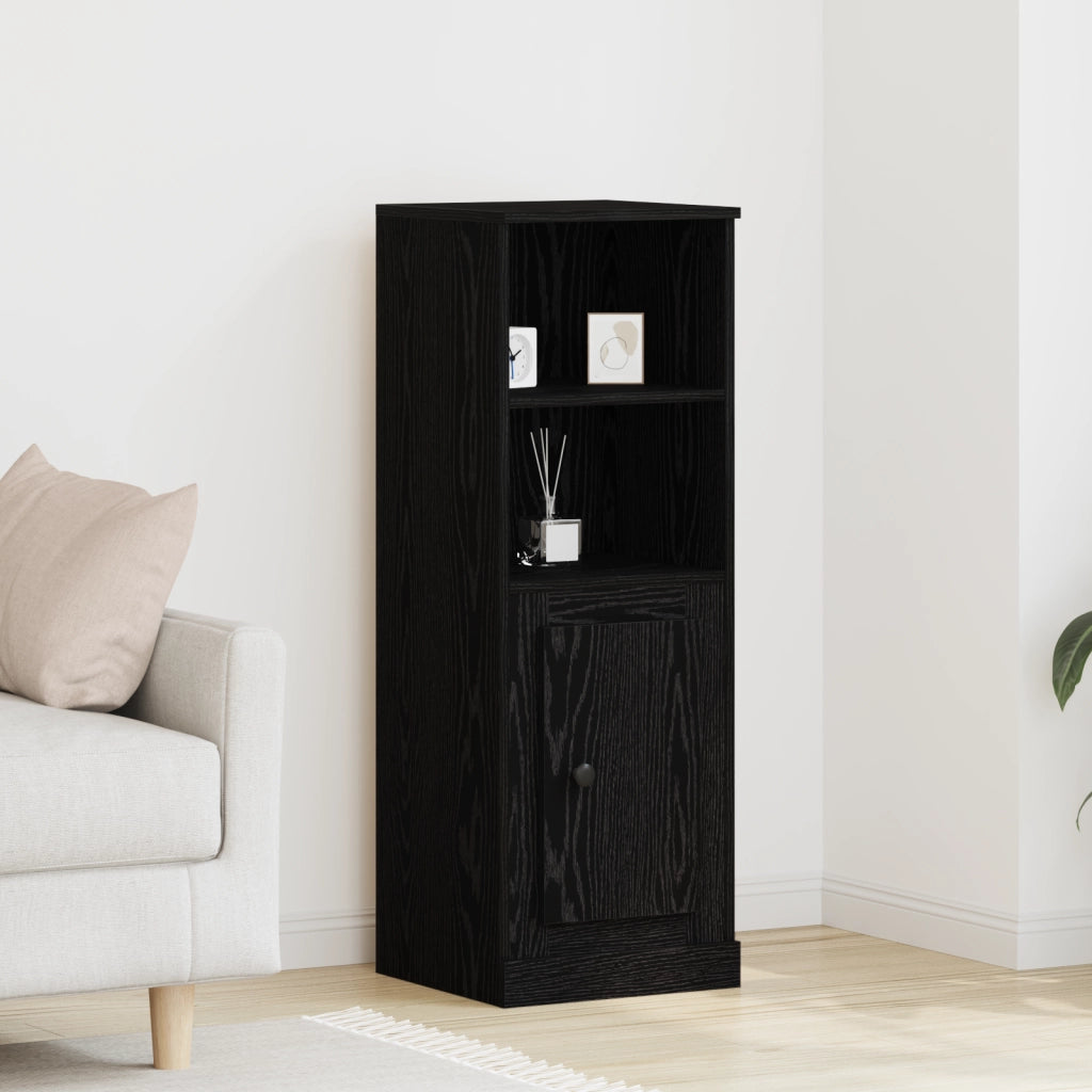 Highboard Rovere Nero 36x35.5x103.5 cm Legno ingegnerizzato