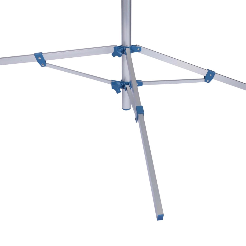Stendibiancheria a ombrello mobile 16 m di fili 4 Bracci Stendino in alluminio alto 155 cm
