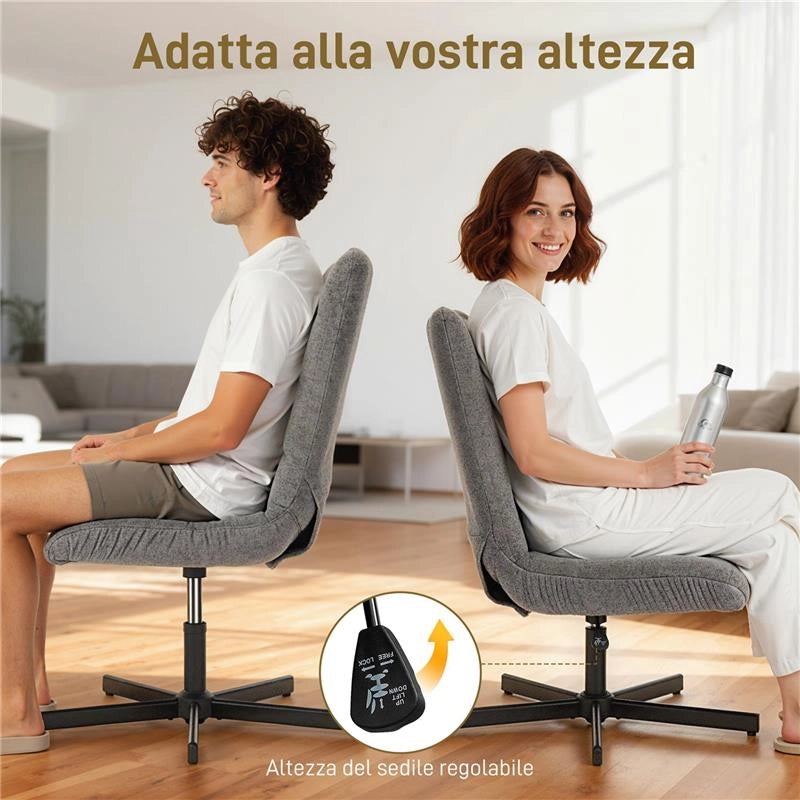 POLTRONA RECLINABILE SU 4 LIVELLI EFFETTO VELLUTO CON POGGIAPIEDI INDIPENDENTE, 66X80X93-104 CM, GRIGIO